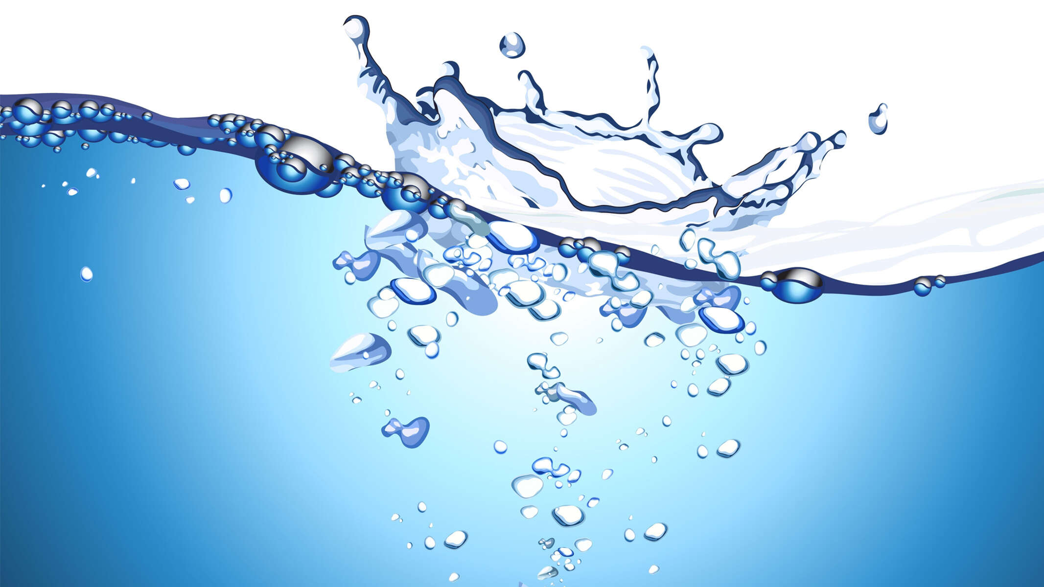 Water splashes