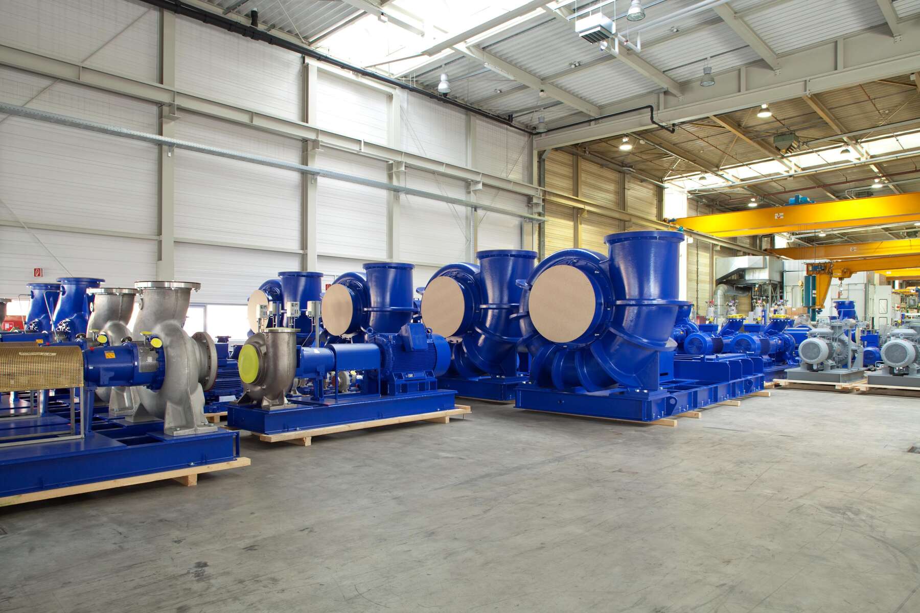 Parts warehouse at KSB