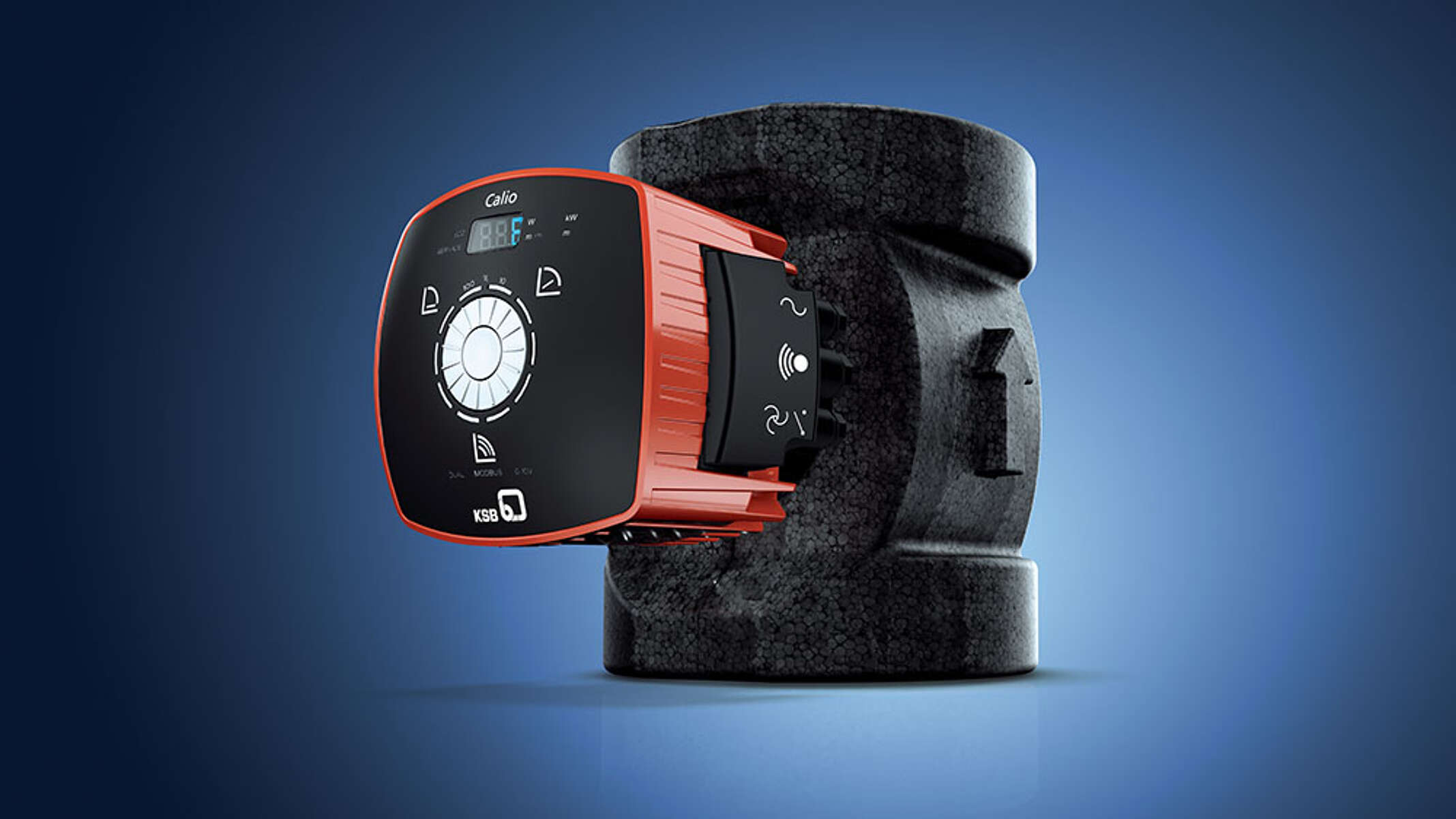 KSB-Heizungsumwälzpumpe Calio mit Dämmschale