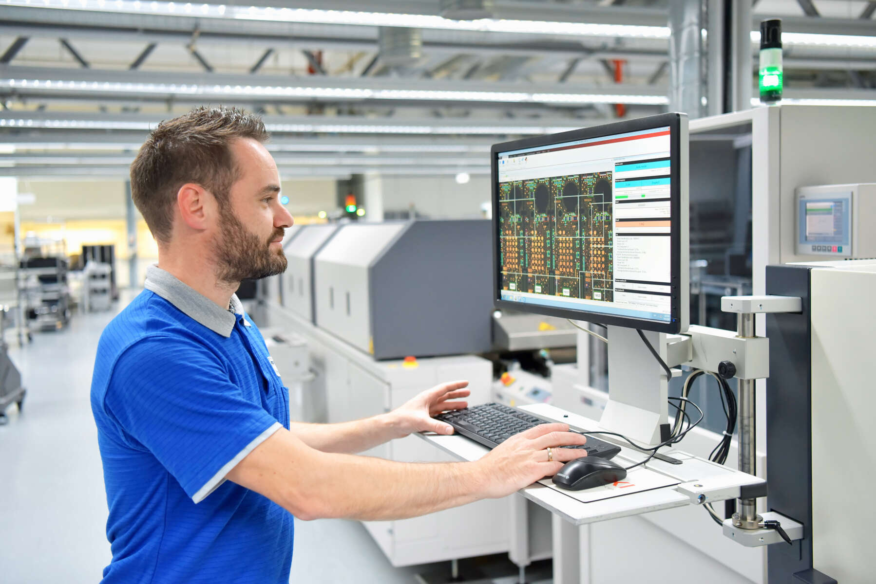 Example for IIoT: A smart monitoring system for a production plant