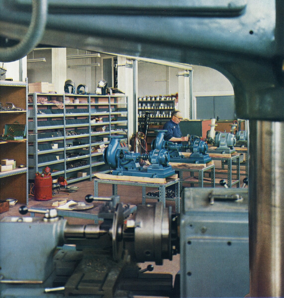 Niederdruck-Kreiselpumpe Etanorm, 1963