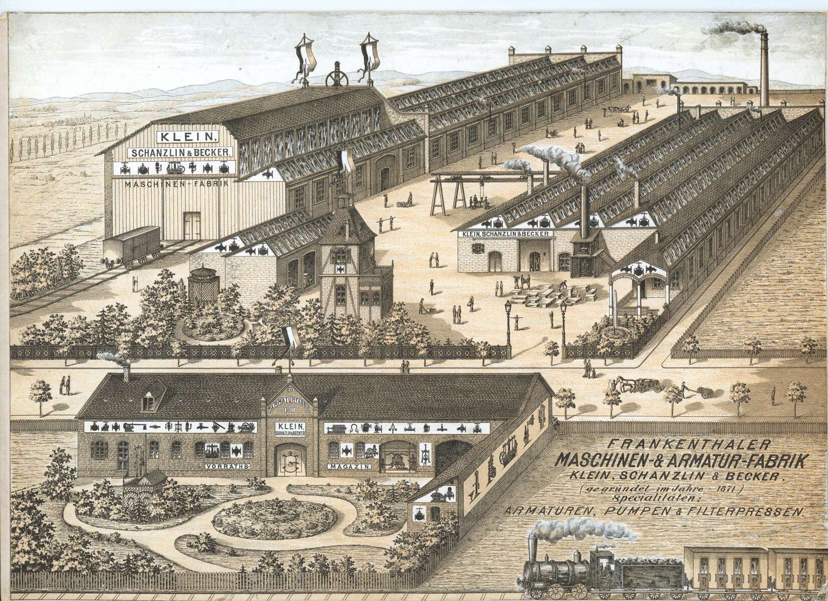 Werksansicht KSB 1881