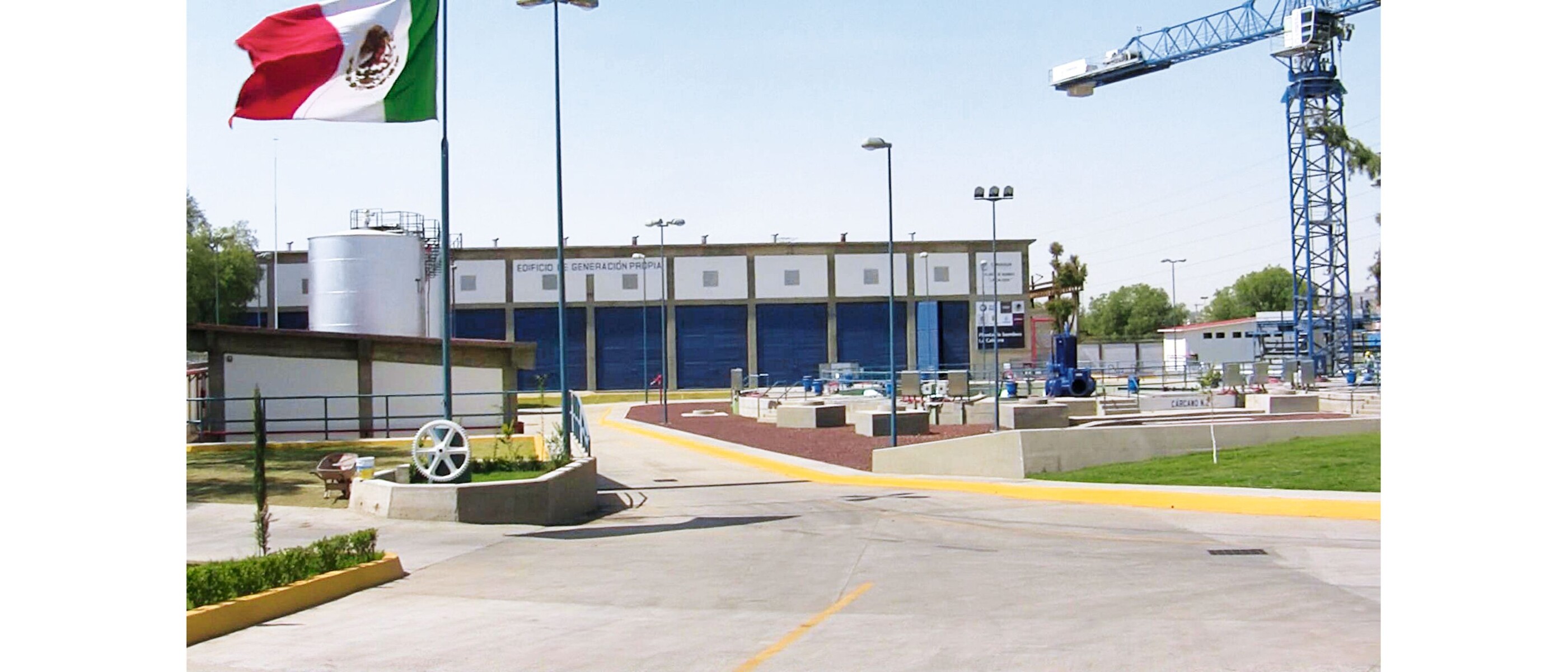 The La Caldera pumping station has a capacity of 40 m3/s.