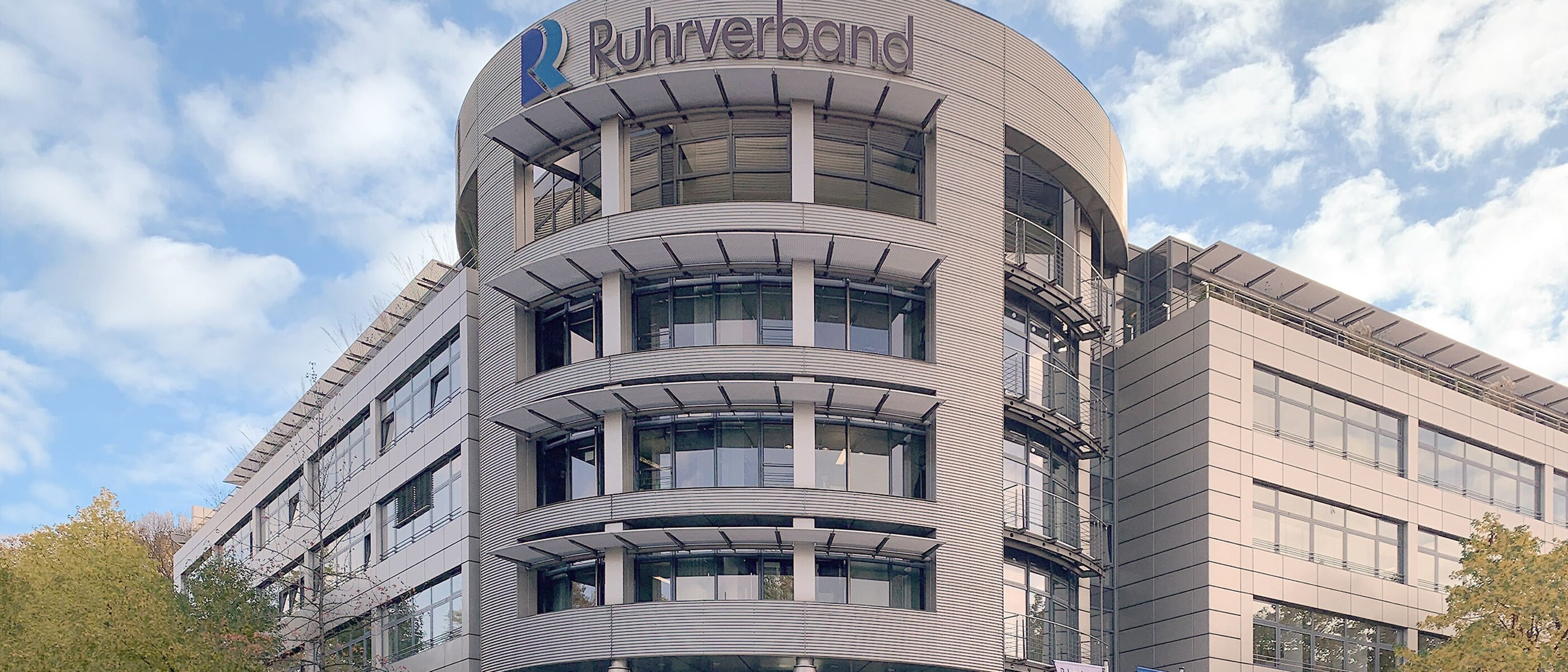 Building containing the Ruhrverband’s headquarters in Essen from the outside