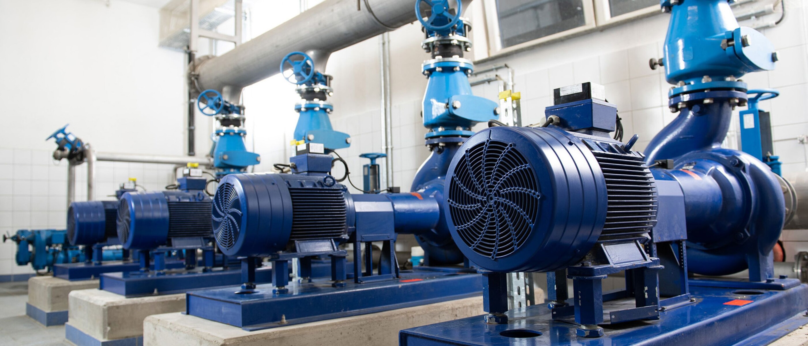 System incorporating piping, pumps and valves