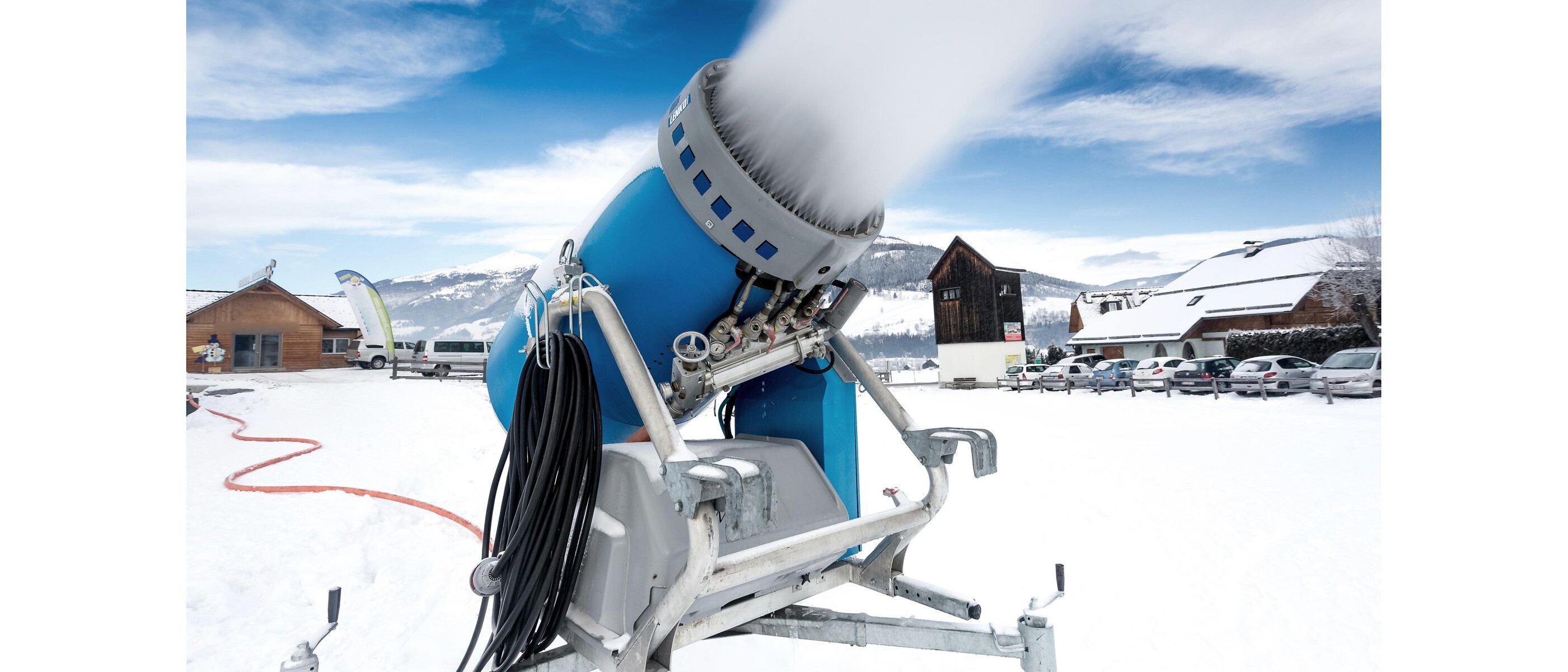 採用了 KSB 泵浦的造雪系統