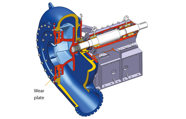 Slurry pump clearance